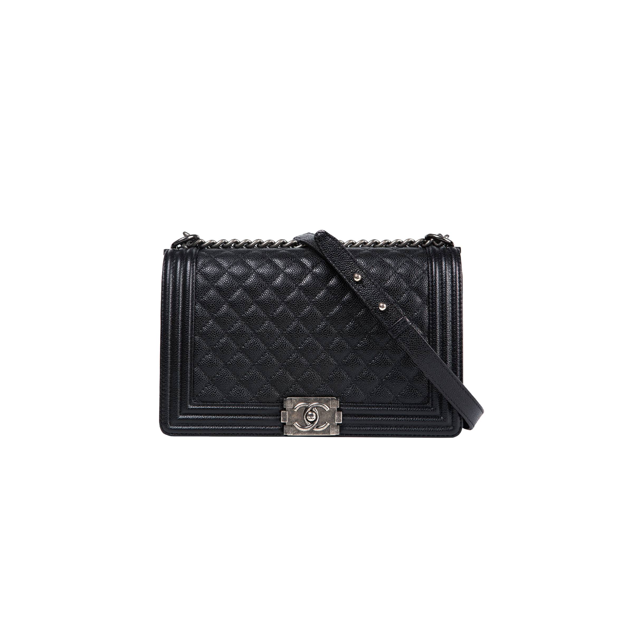 Ch*el large boy Ch*el handbag a92193 y09953 94305 (28*17.5*7.5cm）